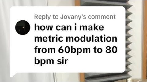 60bpm to 80bpm Using Metric Modulation on #drums ?