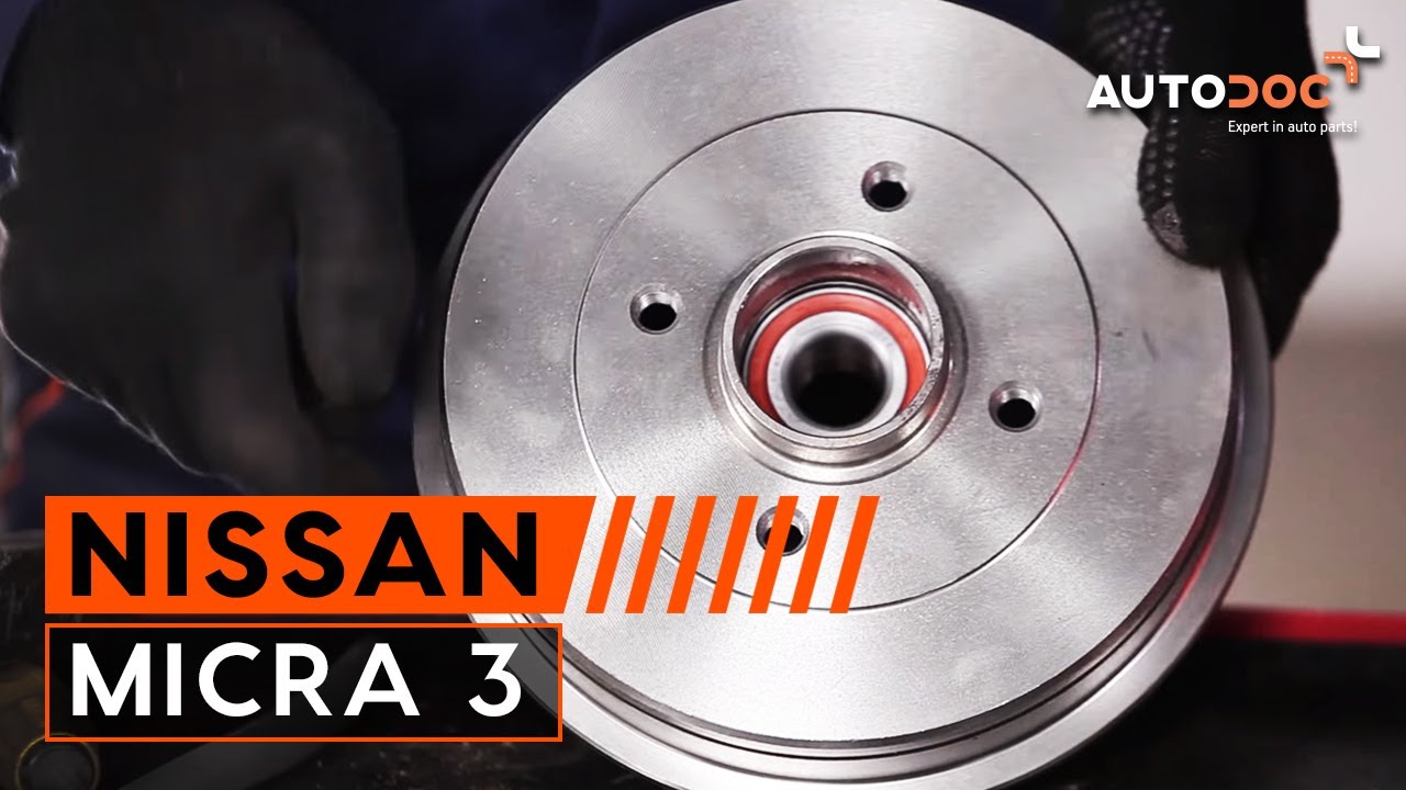 Para Nissan Micra K12 2002-2010 Rear hub cojinete de la rueda par kits con tambores 