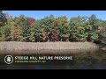 Steege hill nature preserve over the chemung river finger lakes land trust