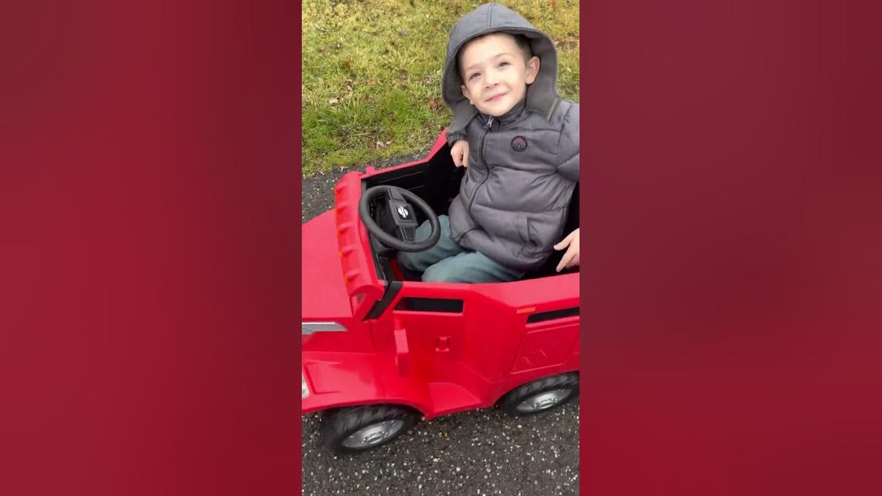 Kid Trax Semi Truck & Trailer YouTube