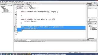 Java Tutorial For Beginners 20   Method Overloading in Java