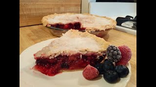 Mixed Berry Pie with Frozen Berries ‍