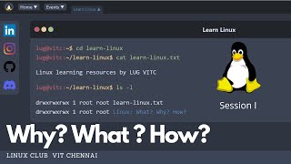 Why Linux? : Session 1