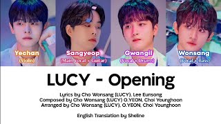 LUCY (루시) - Opening (Color Coded English Lyrics)