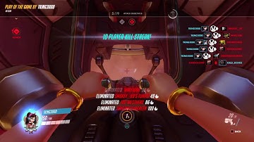 Game Over Trophy - D.Va Quadruple Kill (2nd Point on Anubis)
