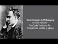 Friedrich Nietzsche, Thus Spoke Zarathustra | The Superman and Man as a Bridge | Core Concepts