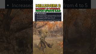 G-10 Incendiary BUFF After Patch Update 6.3.0 - Helldivers 2