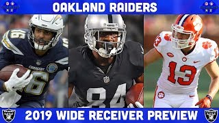 Oakland raiders 2019 wide receiver preview | nfl