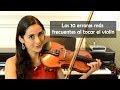 Los 10 errores más frecuentes al tocar el Violín