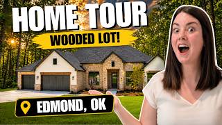 Edmond Oklahoma Home Tour: Inside a New Build Designer Masterpiece on a Private Forest.