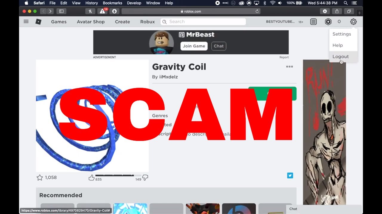 DON'T FALL FOR THIS SMART ROBLOX SCAM - YouTube
