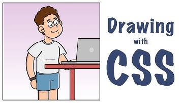 Drawing a cartoon character with HTML and CSS (live)