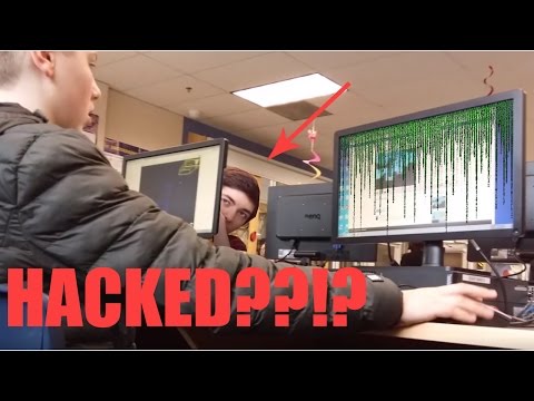hacking-kids-in-the-school-library-prank