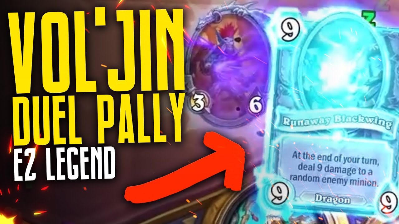 EZ Legend - Vol'jin makes Duel Paladin INSANE - Darkmoon Races -  Hearthstone - YouTube