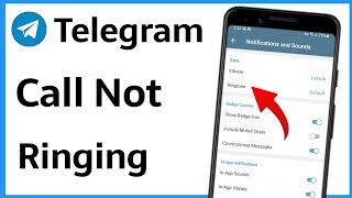Telegram Call Not Ringing | How to Set Ringtone on Telegram