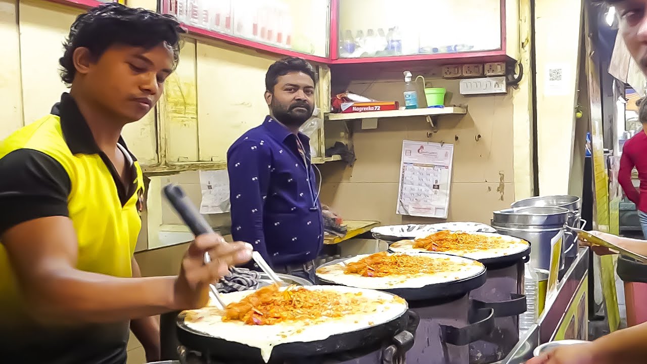 SPECIAL PAAV BHAJI DOSA | Mumbai Street Food | STREET FOOD