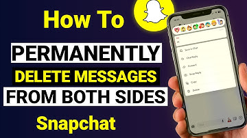 How To Permanently Delete Snapchat Messages From Both Sides  - 2024 (Full Guide)