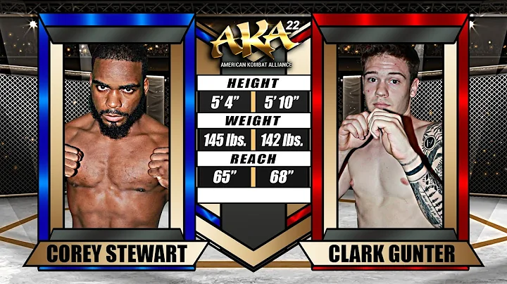AKA 22 Fight 2 Corey Stewart vs Clark Gunter