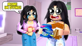 ELLIE got her FIRST PERIOD! (Roblox Bloxburg Roleplay)