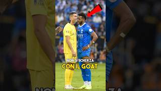 Con il goat non si scherza 🔥#shortsvideo #calcio #curiosità #cristianoronaldo #cr7