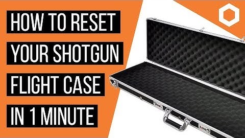 How to Reset Your Combination Lock on the Shotgun / Rifle Flight Case
