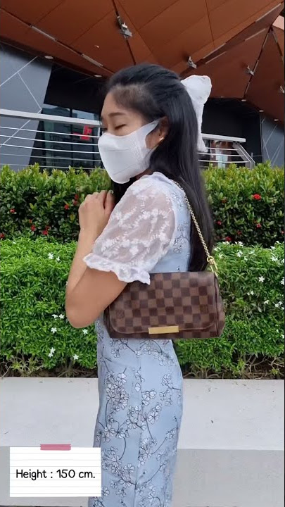 ENG SUB╭♥ รีวิว Louis Vuitton Favorite Damier PM (M40717