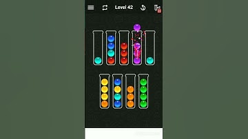 Ball Sort Color Water Puzzle 42