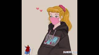 Disney Princess wearing mask part 1