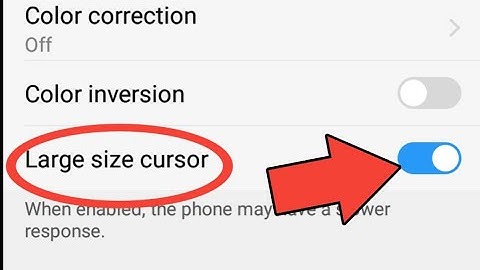 Vivo Large Mouse Cursor Size | Vivo Mobile Setting | Large Mouse Cursor