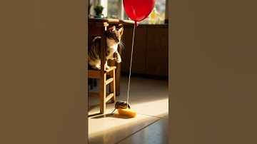 Shocking! 😱😱The newest balloon trap – Let’s go! やばすぎ！😱😱最新の風船トラップ、いっくよ〜！ #shorts #tabbycat #trap