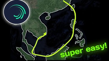 How to Animate Arrows on Maps  on phone  Mobile #AlightMotion #MapAnimation #ArrowAnimation