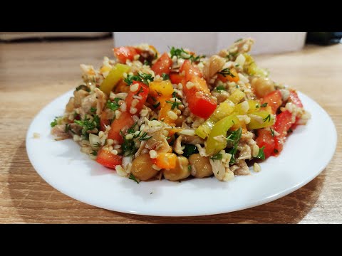 Video: Puff Salad Dengan Trout Dan Bulgur