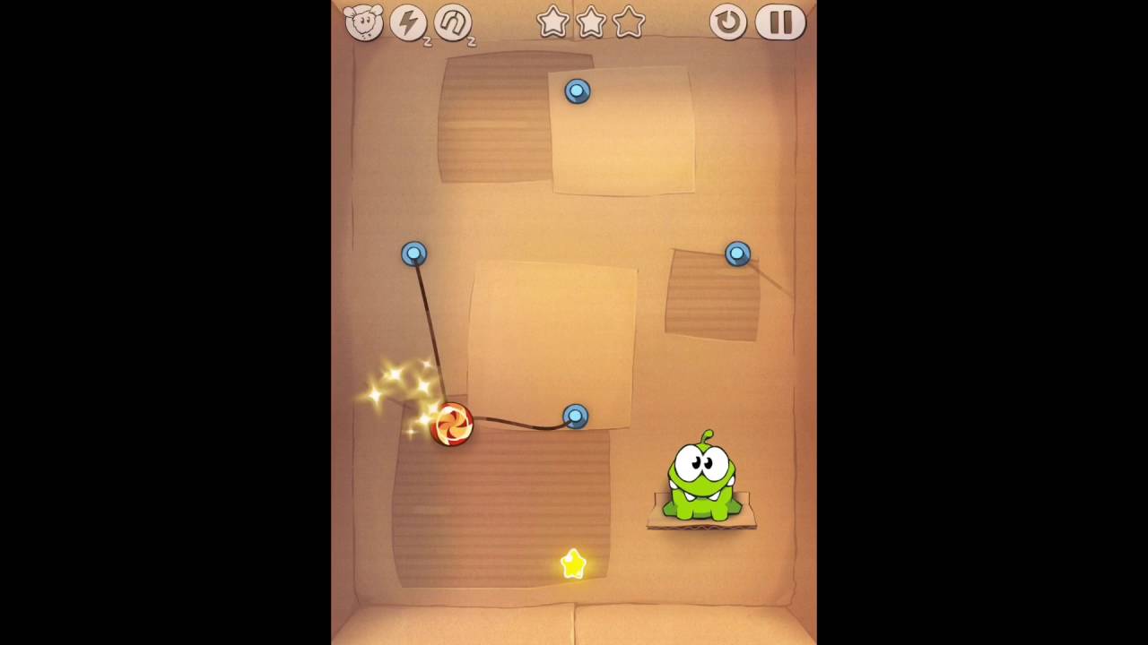Cut the rope Cardboard box level 4