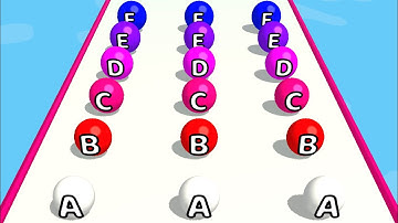 A-Z Run 🔵🟡 ❤️ MAX LEVELS All Levels Gameplay Walkthrough Android, iOS BIG UPDATE!!!