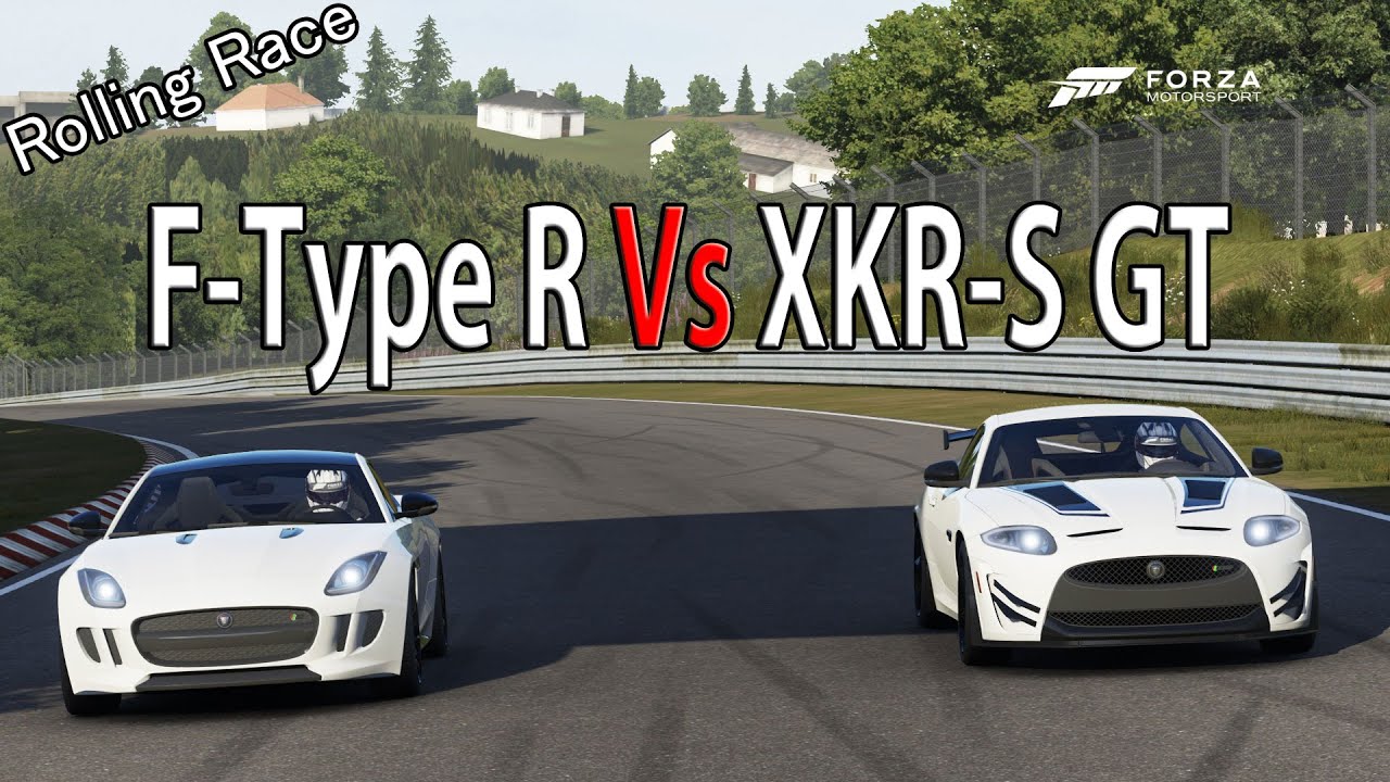 Forza Motorsport 6 Drag Race Jaguar Xkr S Gt Vs F Type R Forza Motorsport 6 Drag Race Jaguar Xkr S Gt Vs F Type R
