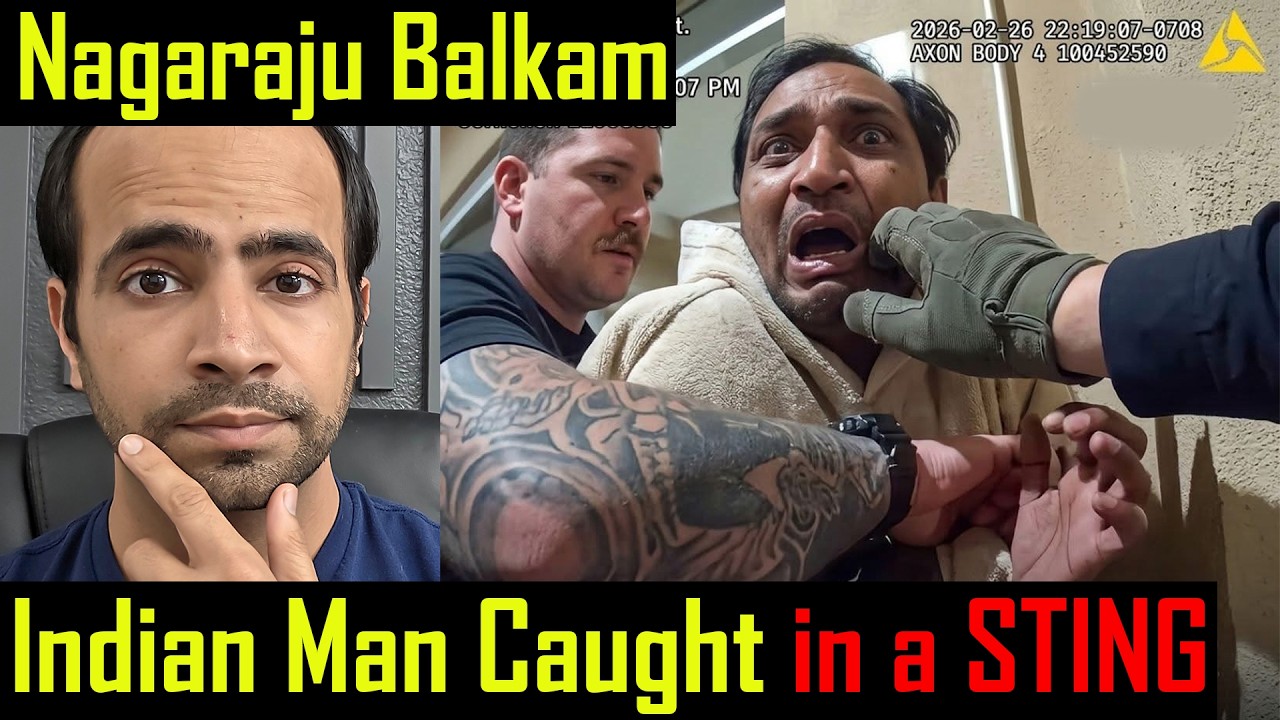 Indian Man Caught Red Handed in a STING Operation in America - YouTube