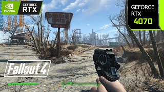 Fallout 4 Next Gen Update + DLSS 3.7 Frame Generation Mod | RTX 4070 4K, 1440p, 1080p DLSS 3.7