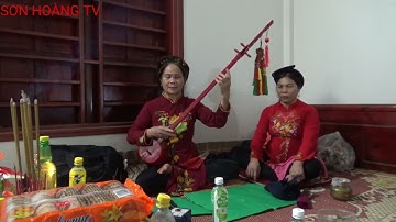 hát then làm then giải hạn cắt cầu sinh nhật cụ bà 90 tuổi tại Tân Hoa Lục Ngạn Bắc Giang p12