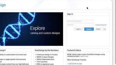 Designing Agilent Custom aCGH