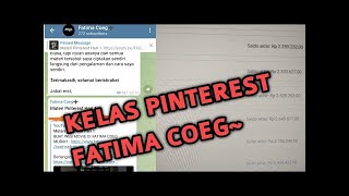 Kelas Pinterest Season 2 Fatima Coeg Sudah Tersedia