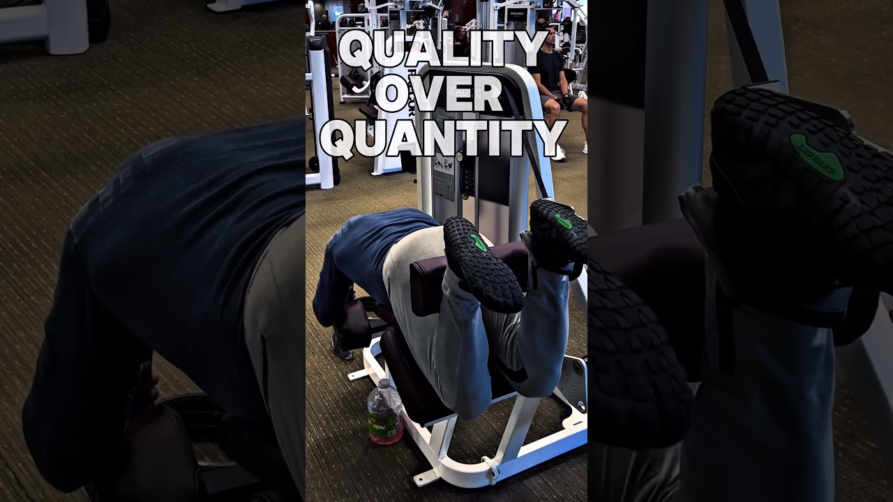 QUALITY OVER QUANTITY FOR GROWTH #MOTIVATION #WORKOUTTIPS #muscle