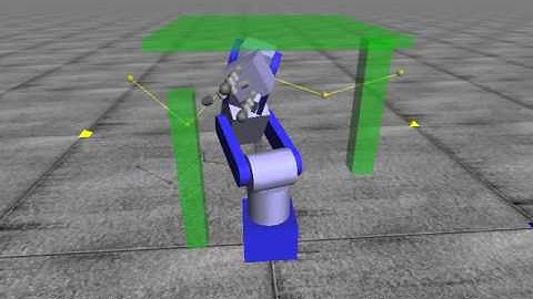 RRT-connect による経路探索