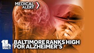 Baltimore high on US rankings for Alzheimer's disease prevalence