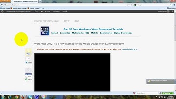 Static Homepage -  Wordpress -  Twenty Twelve Theme -  Tutorial