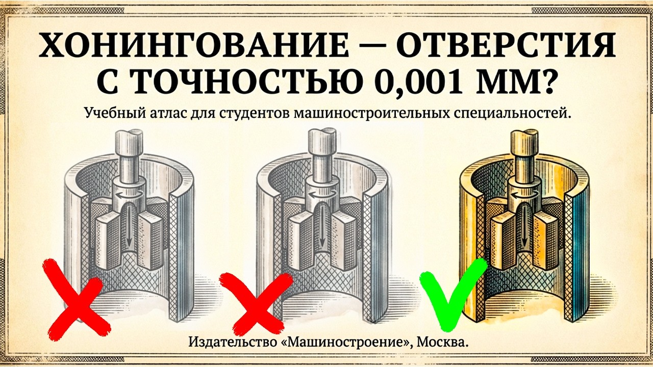 ХОНИНГОВАНИЕ - КАК БЫСТРО получить ИДЕАЛЬНОЕ отверстие?!