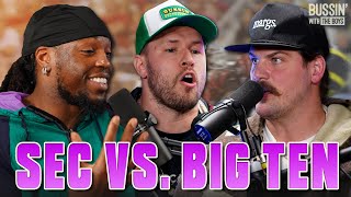 Derrick Henry, Taylor Lewan & Will Compton Argue About The SEC vs Big 10 & Who Is Better