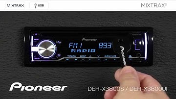 How To - DEH-X3800UI - MIXTRAX
