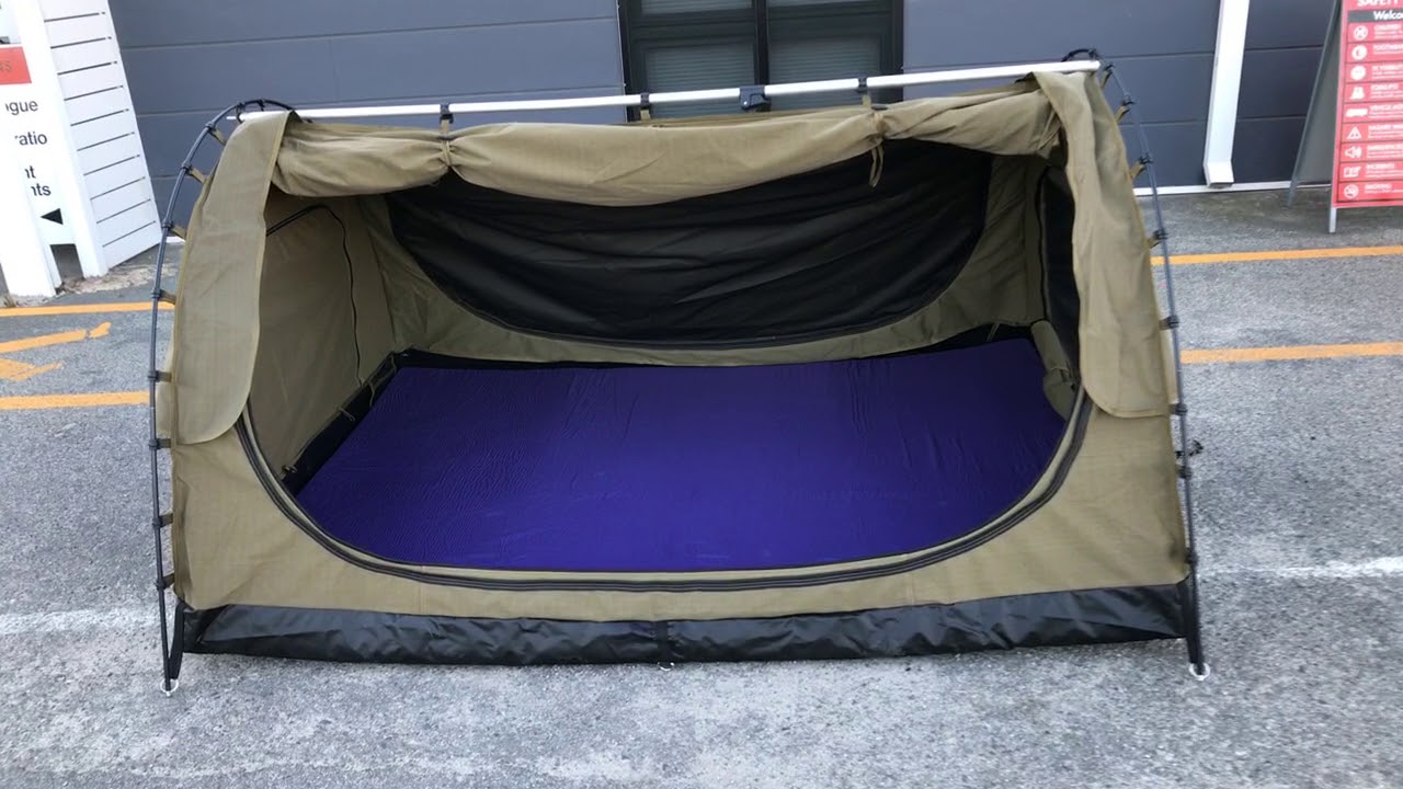 King Size Free Standing Double Swag ‘The Gnaraloo Sack’ YouTube