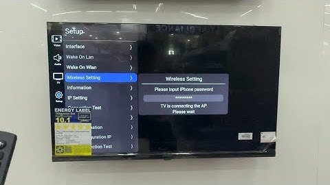 HOW TO CONNECT WIFI ON SHARP SMART TV