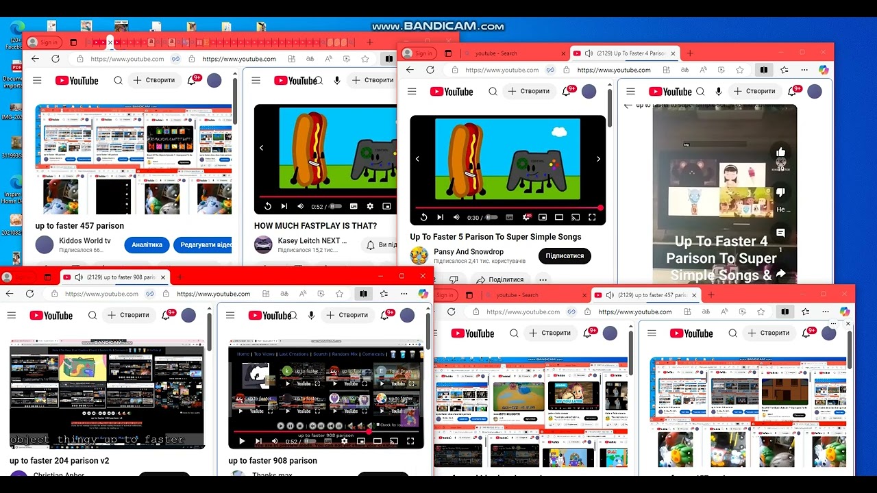 up to faster 284 parison v2